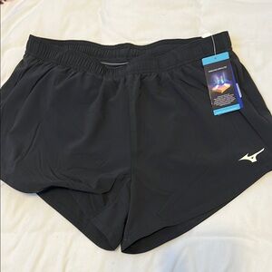 Mizuno Black Running Shorts